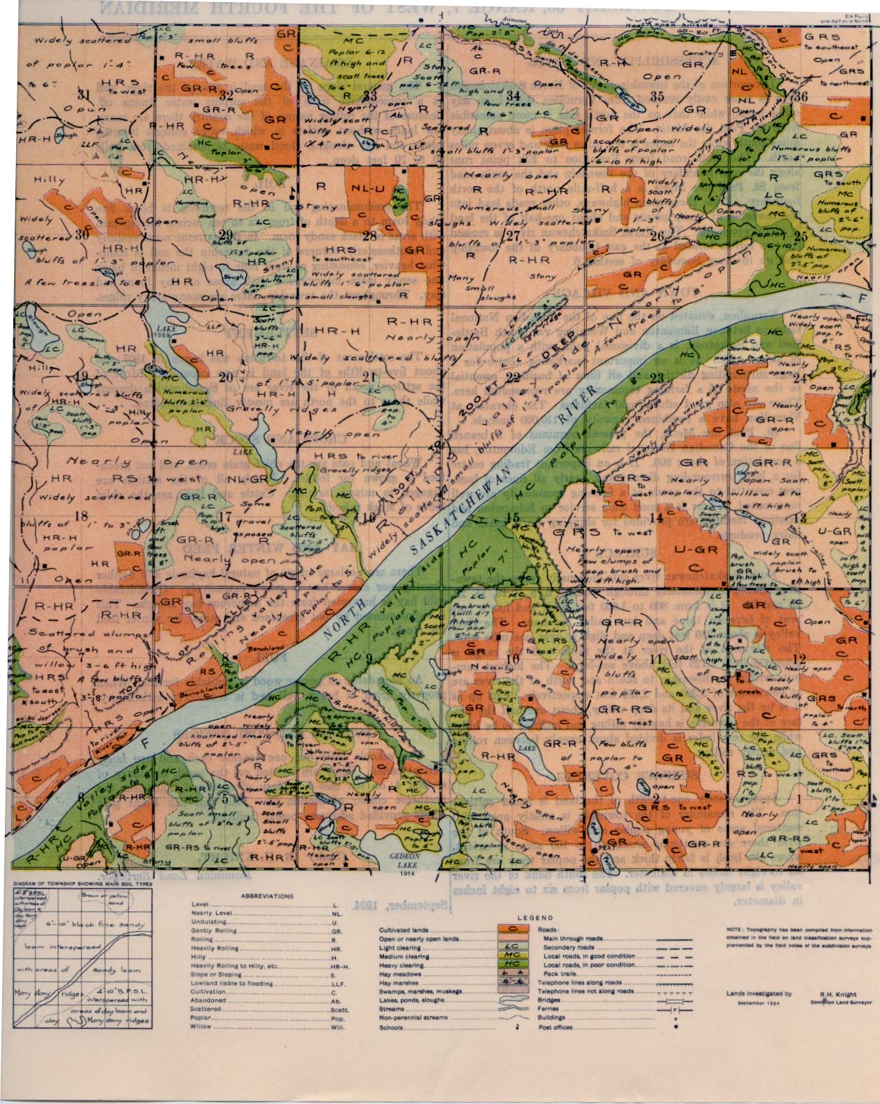 Township 56 Range 7 w 4th 1924