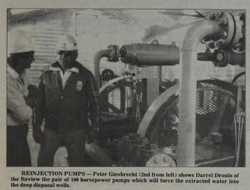 Reinjection pumps