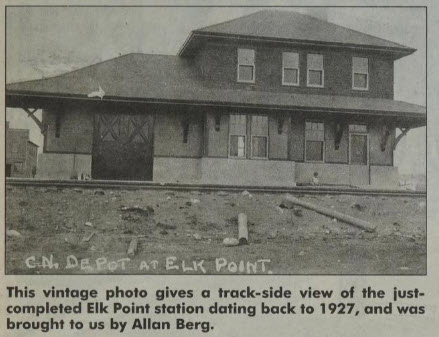 Elk Point Train Station 1927
