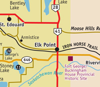 Map of Elk Point Area