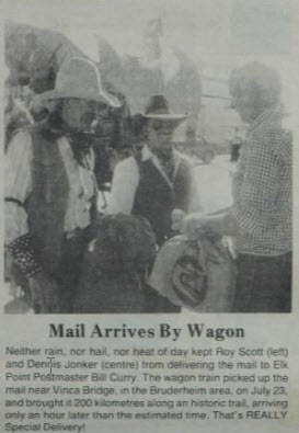 Mail by waggon