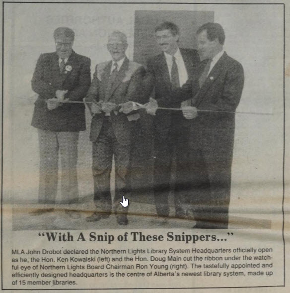 NLLS Opening ribbon cutting