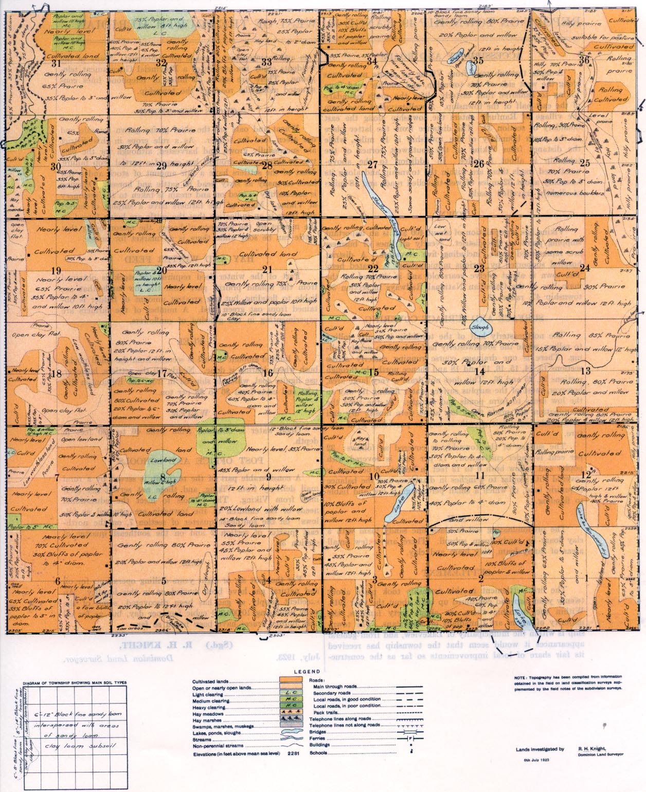 Township 49 Range 12 w 4th 1924