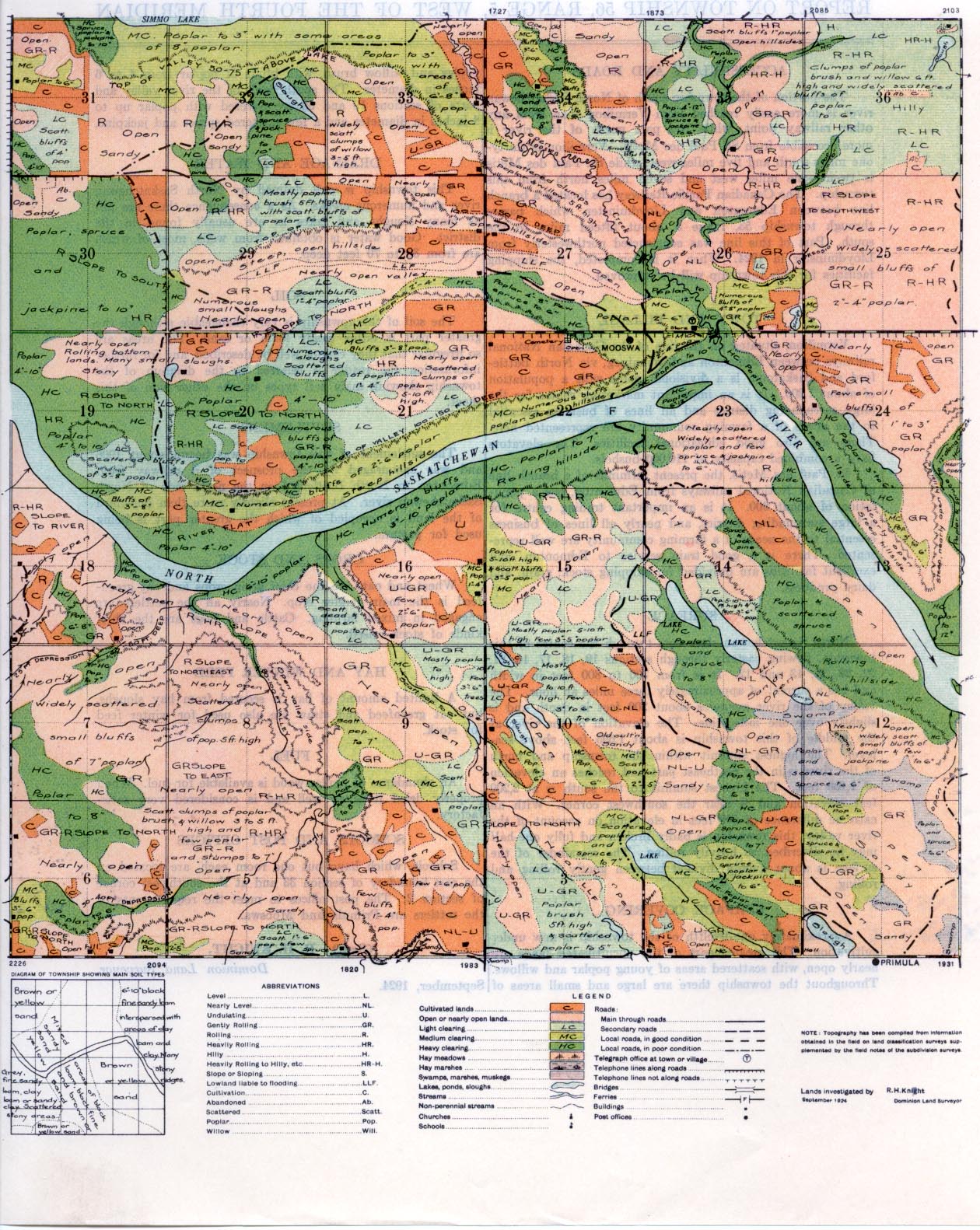 Township 56 Range 5 w 4th 1924