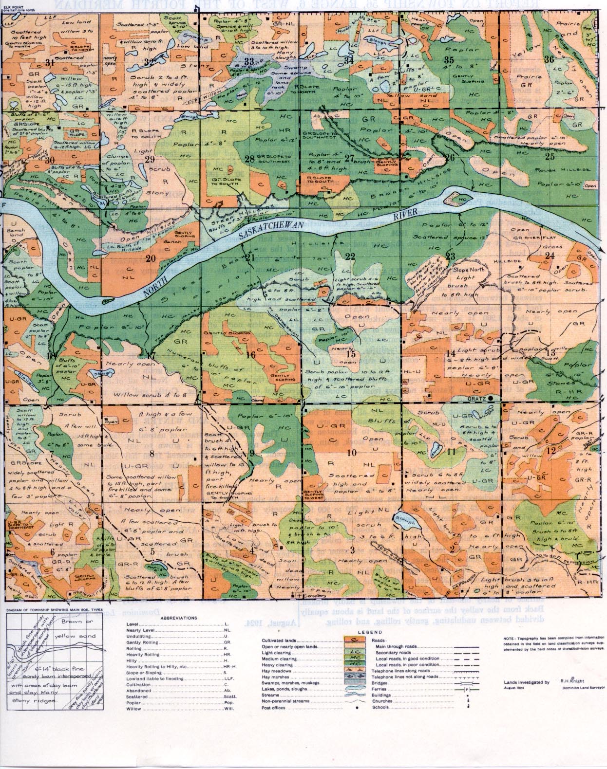 Township 56 Range 6 w 4th 1924