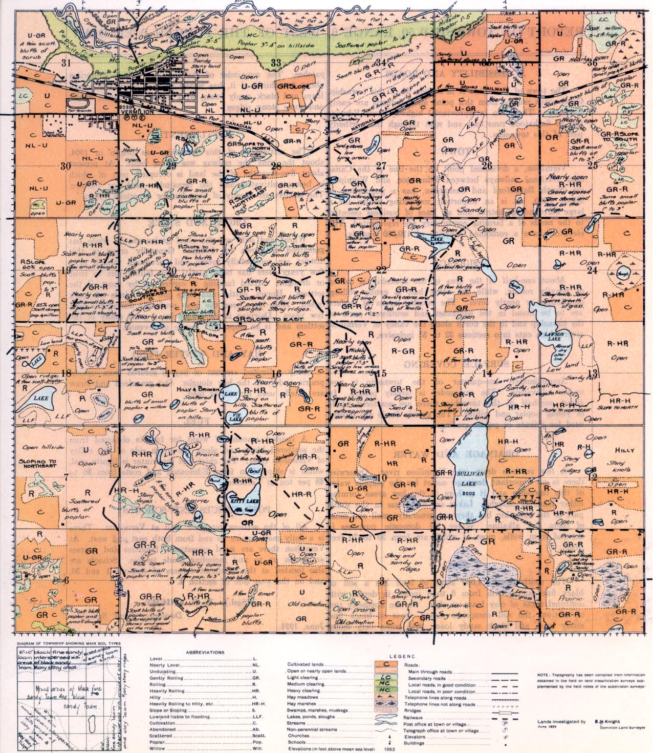 Township 50 Range 6 w 4th 1924