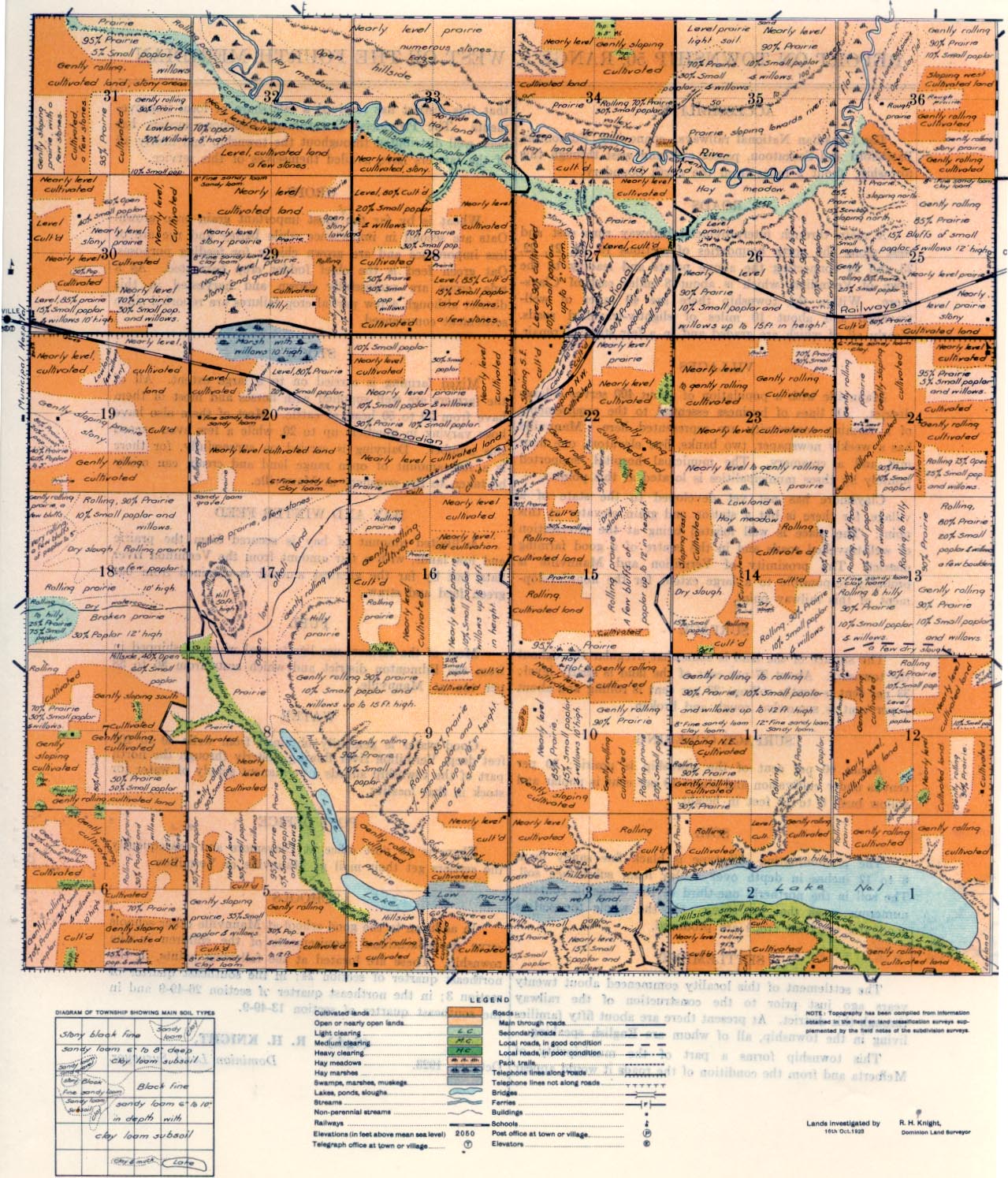 Township 50 Range 8 w 4th 1924