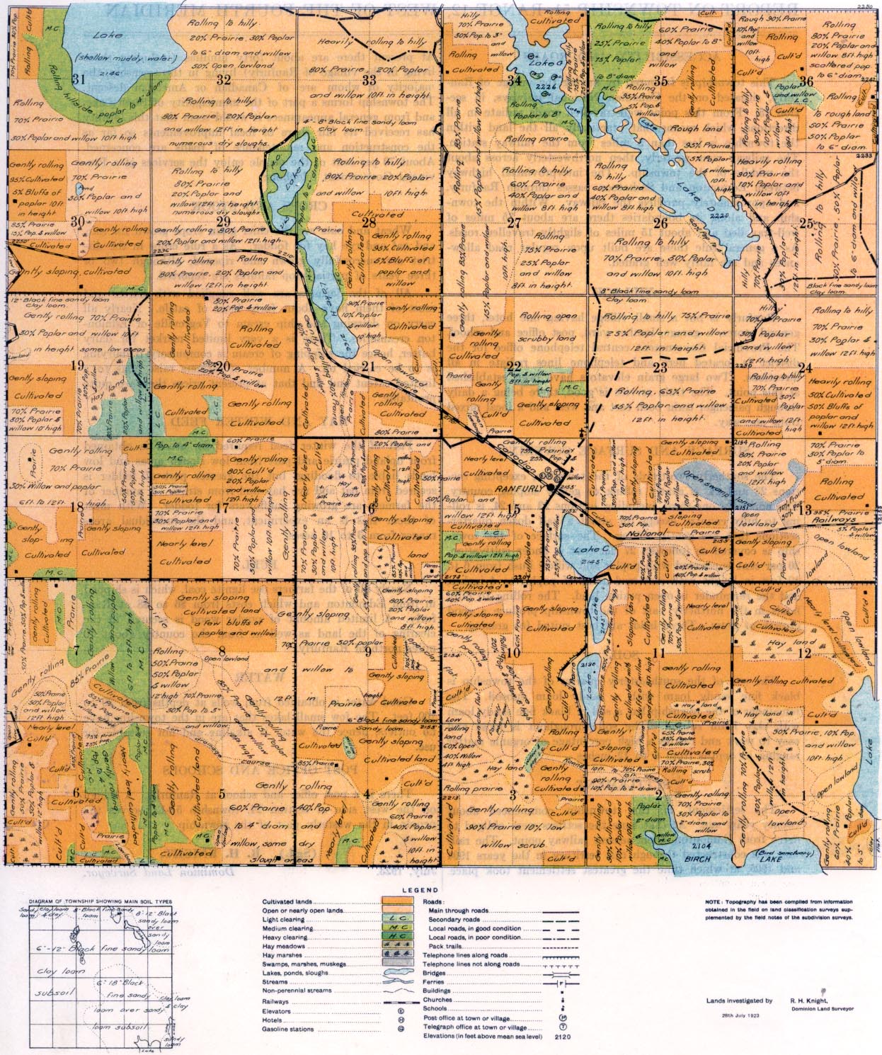 Township 51 Range 12 w 4th 1924