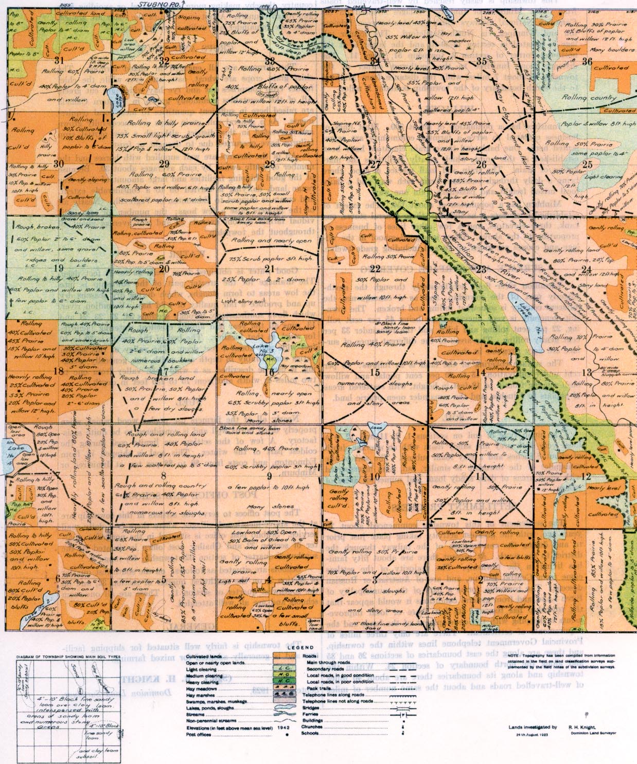 Township 52 Range 10 w 4th 1924