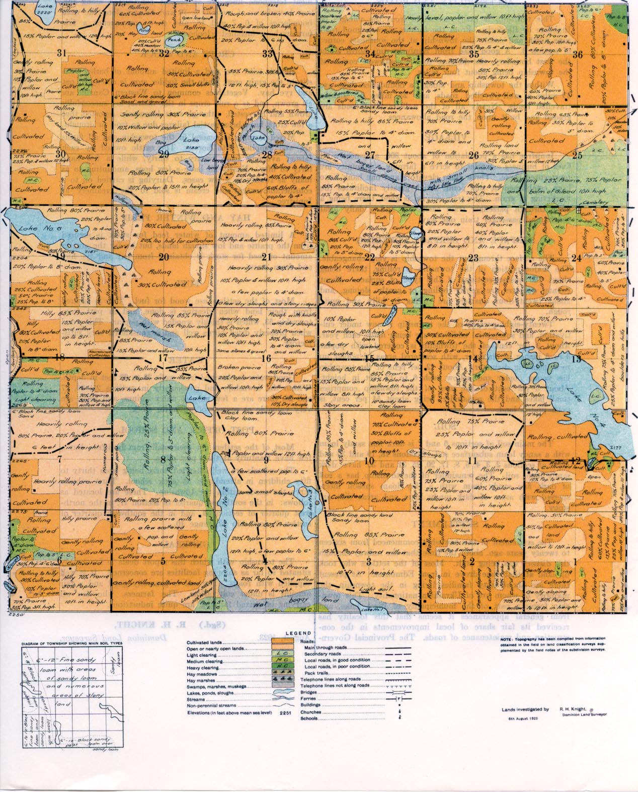 Township 52 Range 11 w 4th 1924