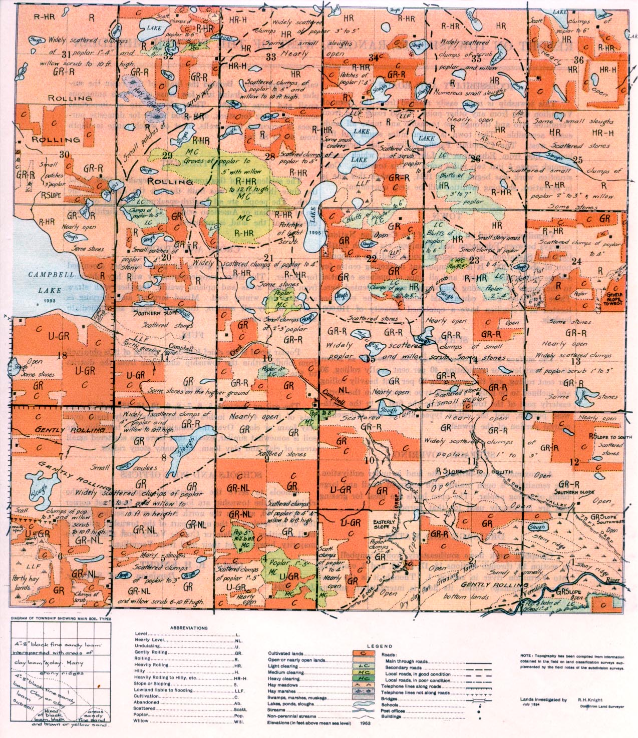 Township 52 Range 5 w 4th 1924