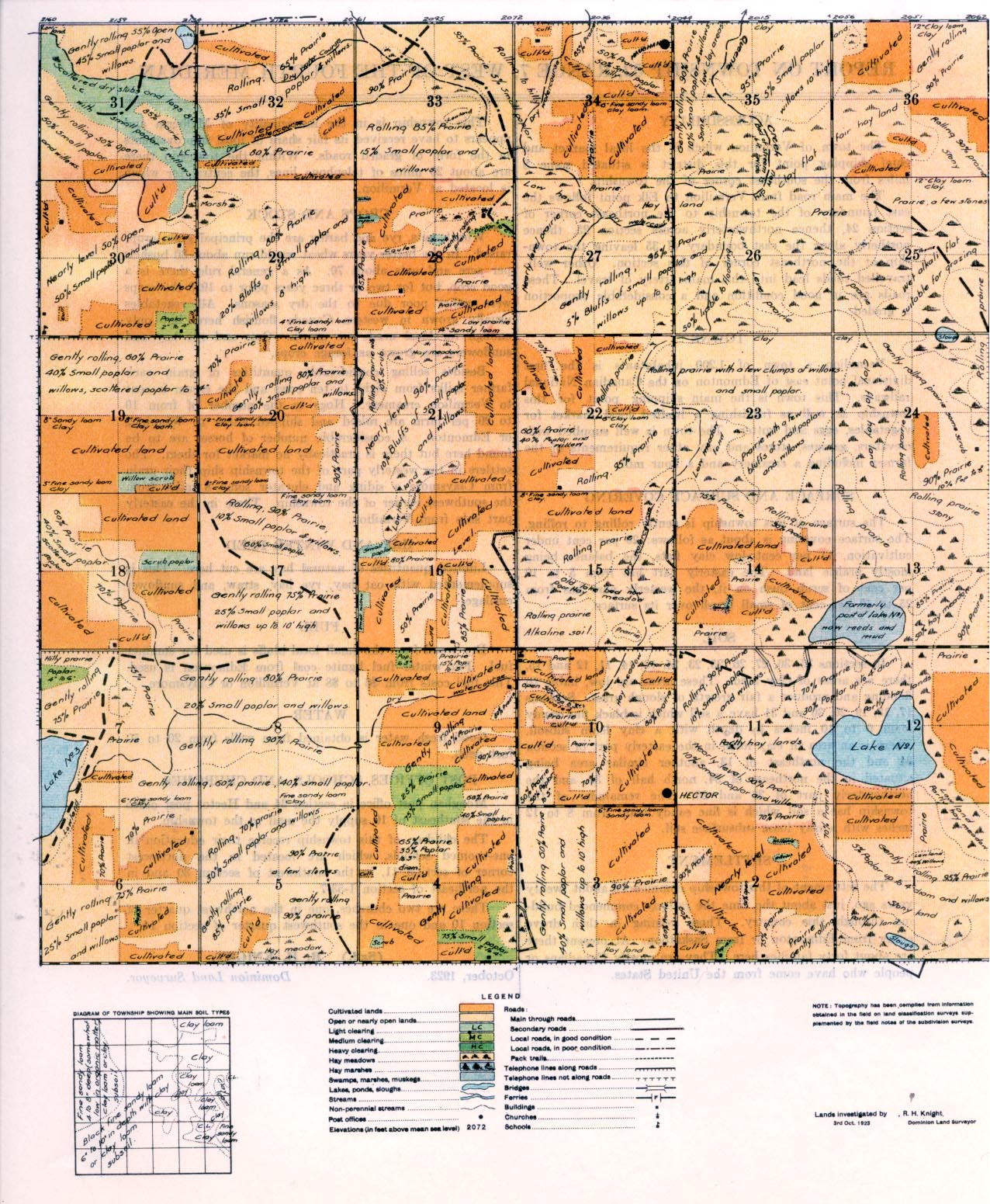 Township 52 Range 7 w 4th 1924