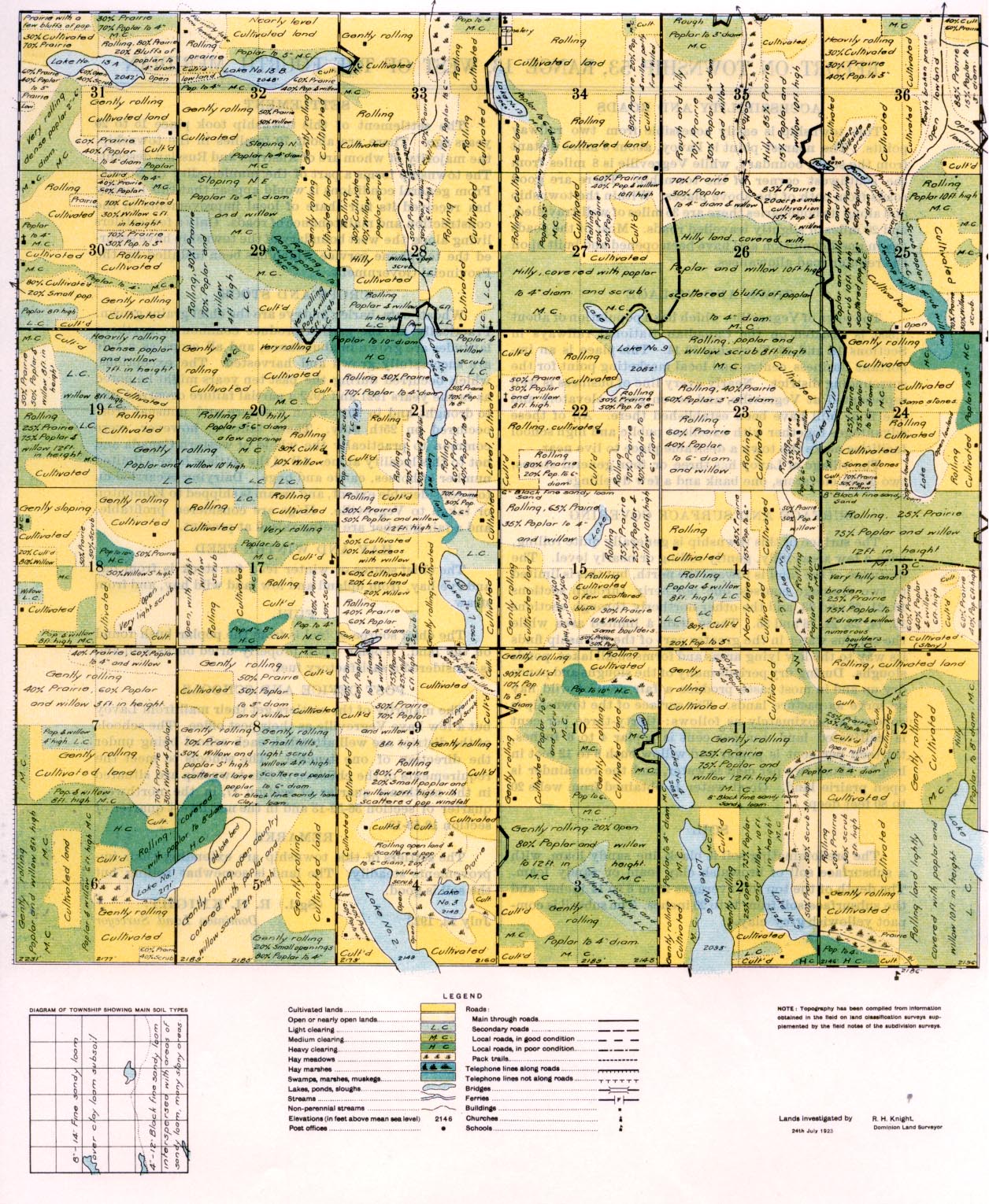 Township 53 Range 13 w 4th 1924