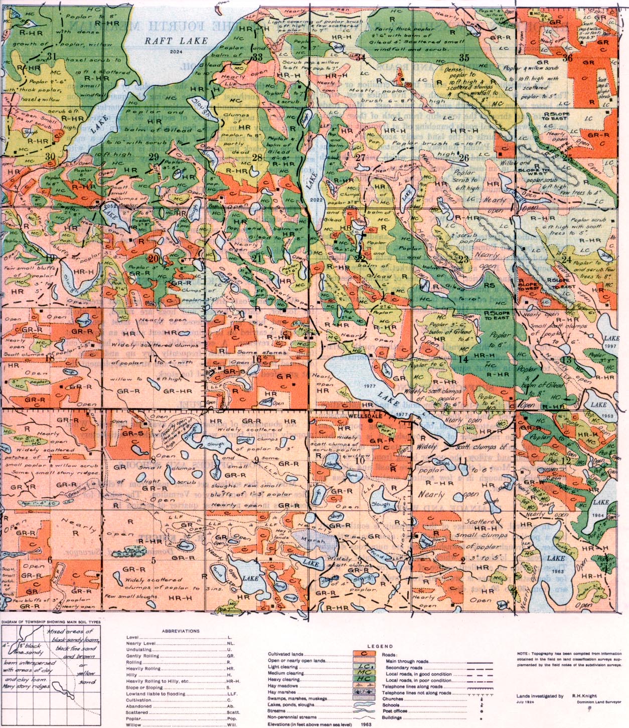 Township 53 Range 5 w 4th 1924