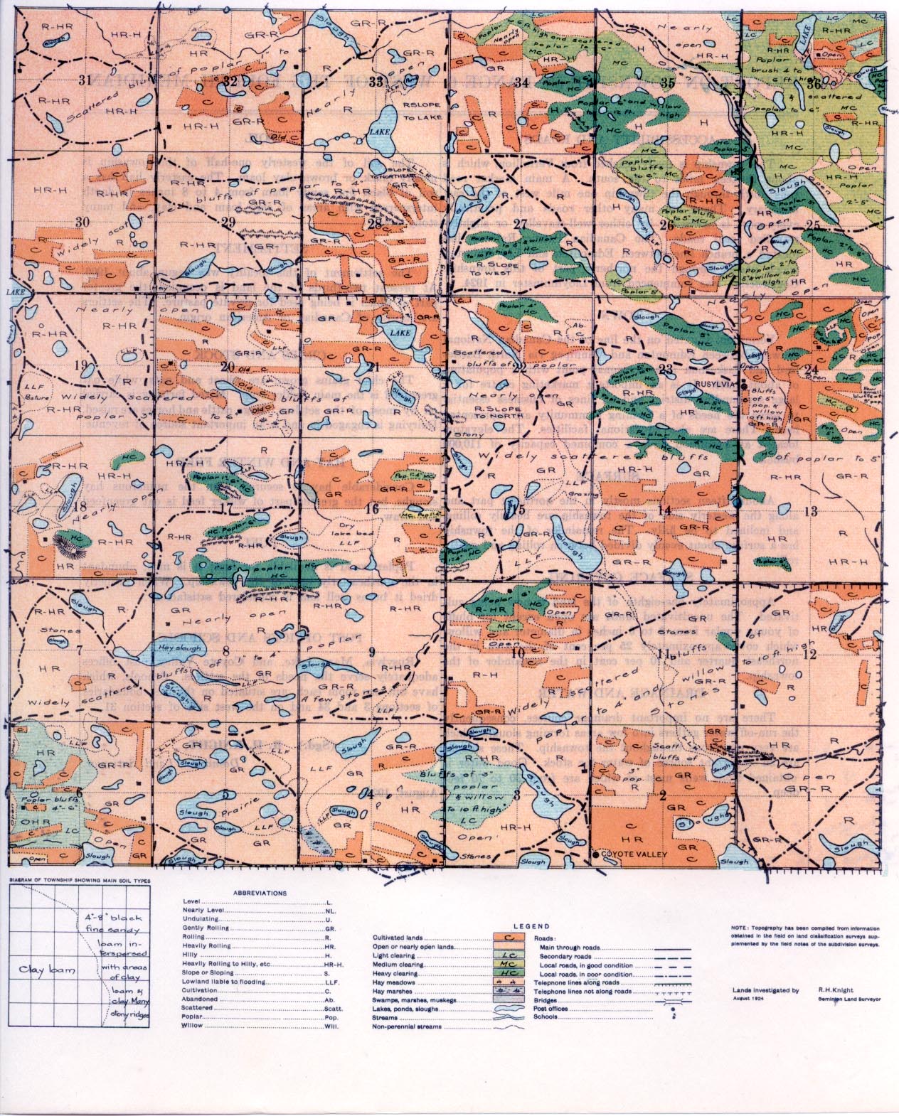 Township 53 Range 6 w 4th 1924