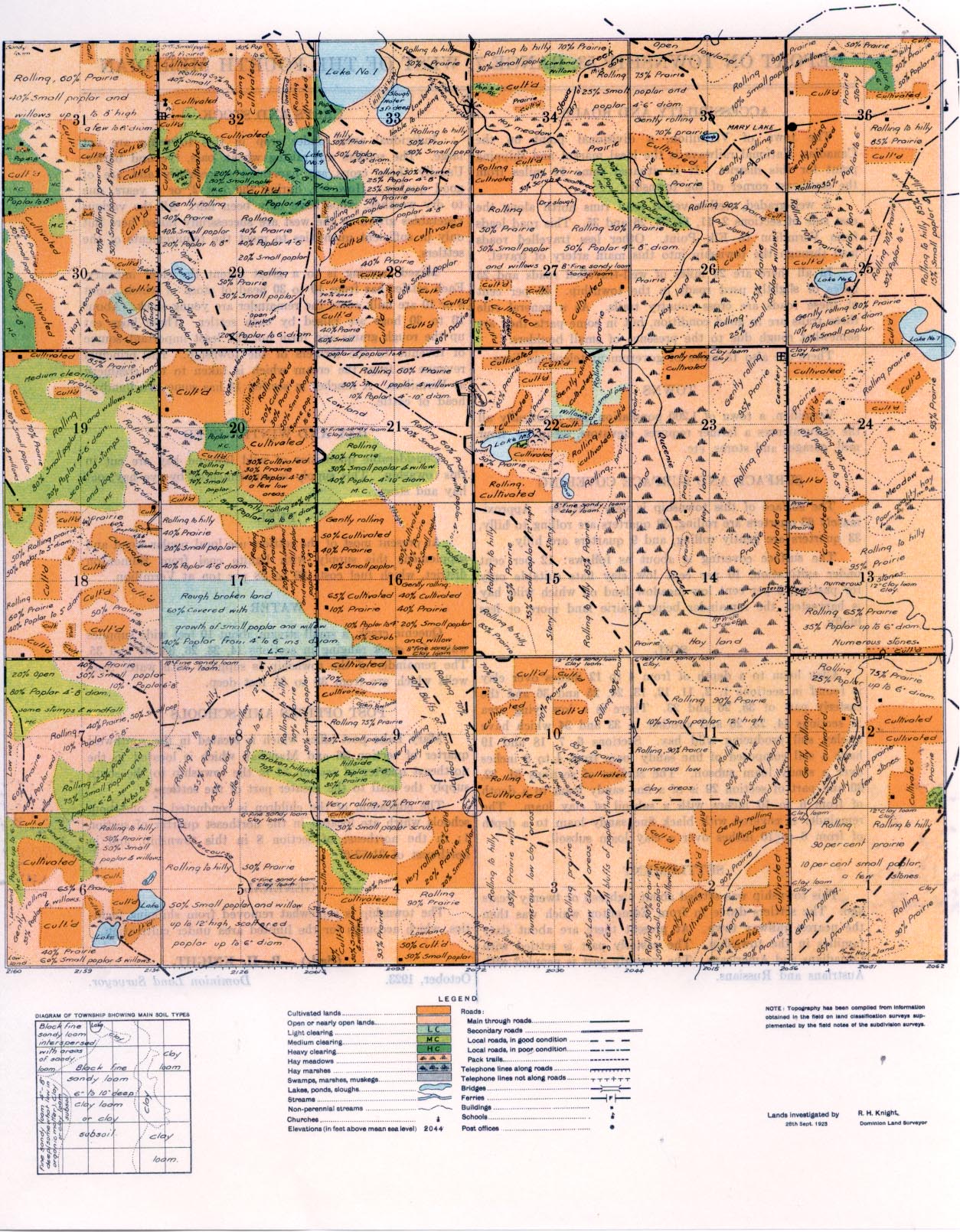 Township 53 Range 7 w 4th 1924