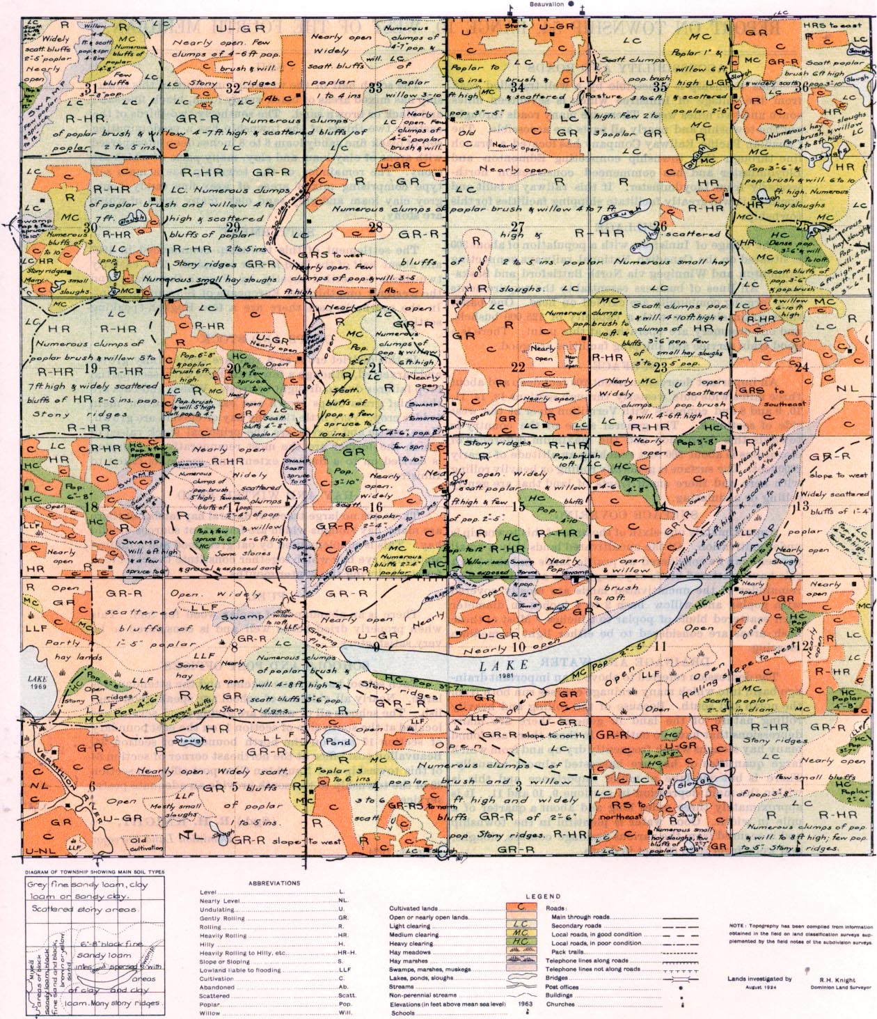 Township 54 Range 10 w 4th 1924