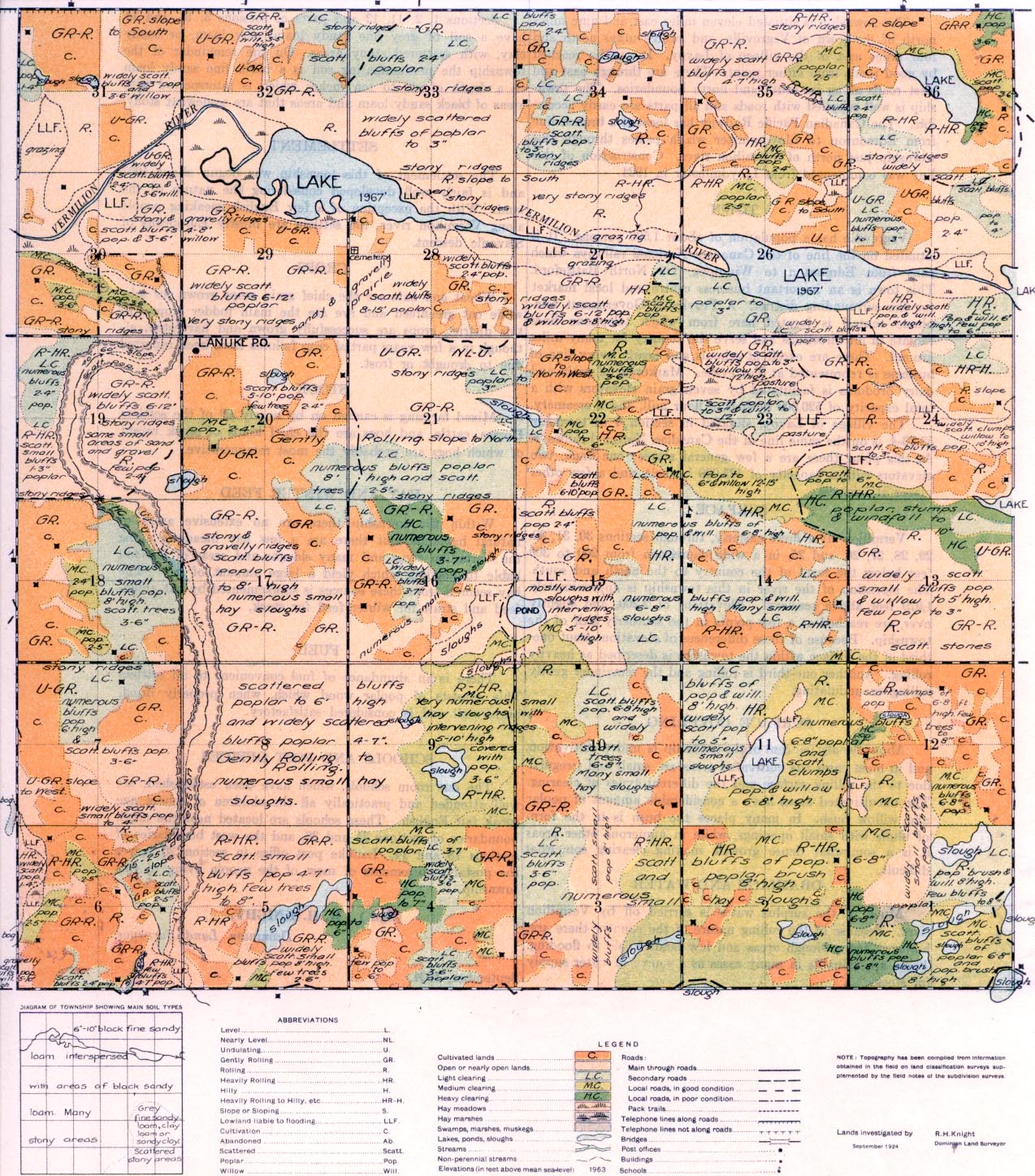 Township 54 Range 12 w 4th 1924