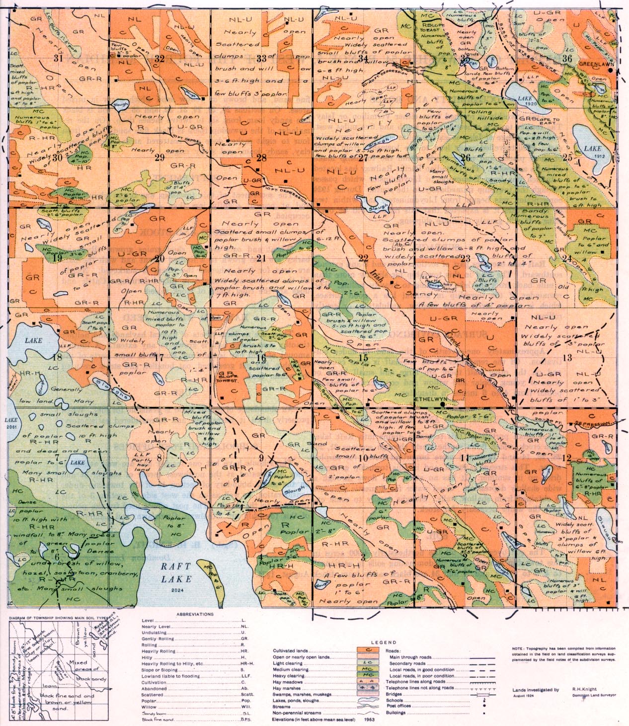 Township 54 Range 5 w 4th 1924