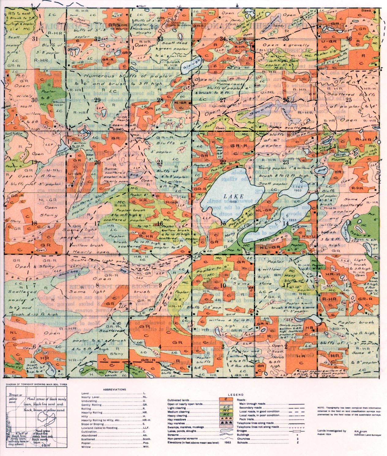 Township 54 Range 8 w 4th 1924