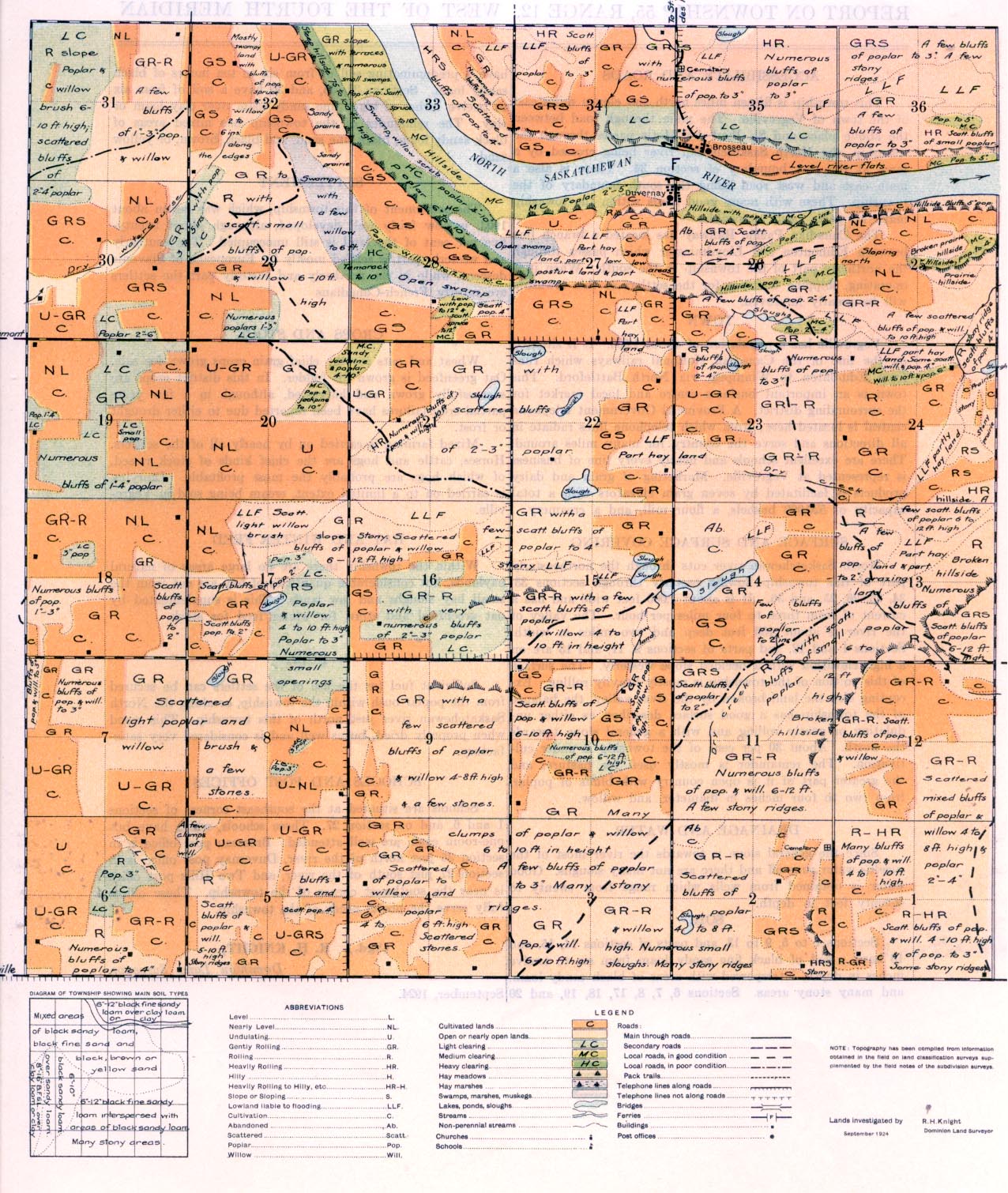 Township 55 Range 12 w 4th 1924