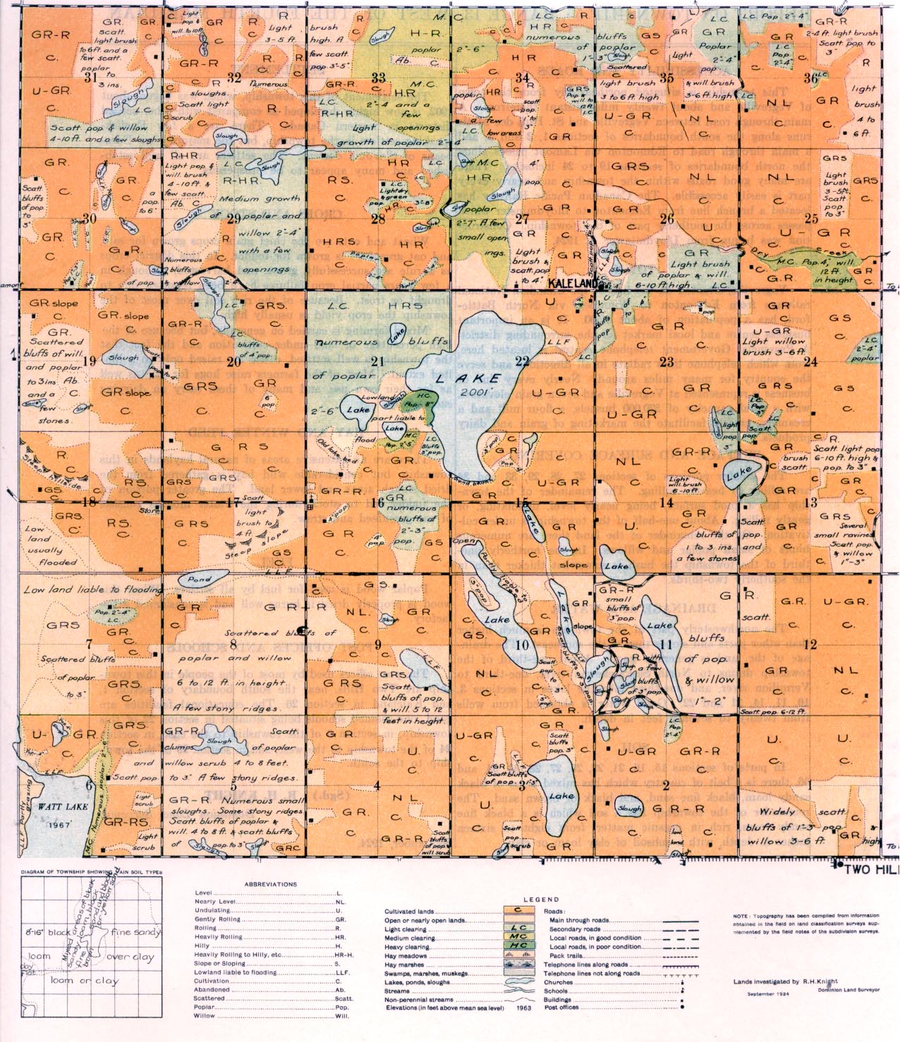 Township 55 Range 13 w 4th 1924