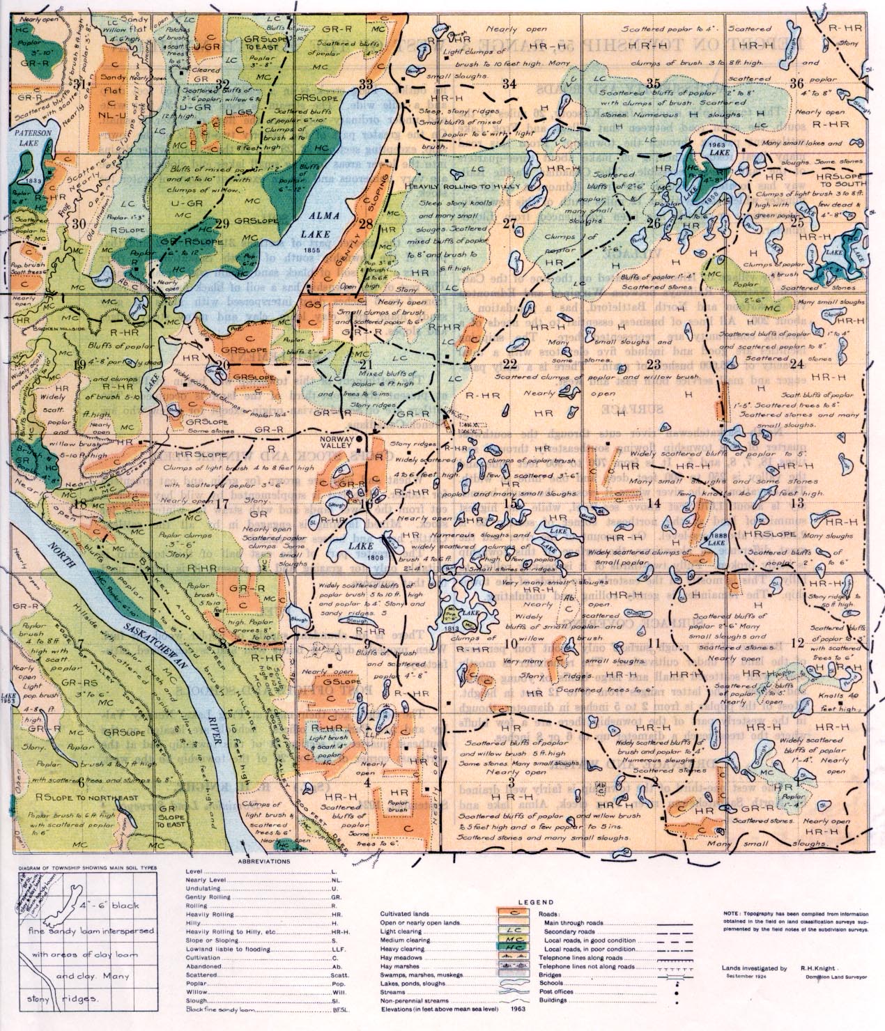Township 55 Range 3 w 4th 1924