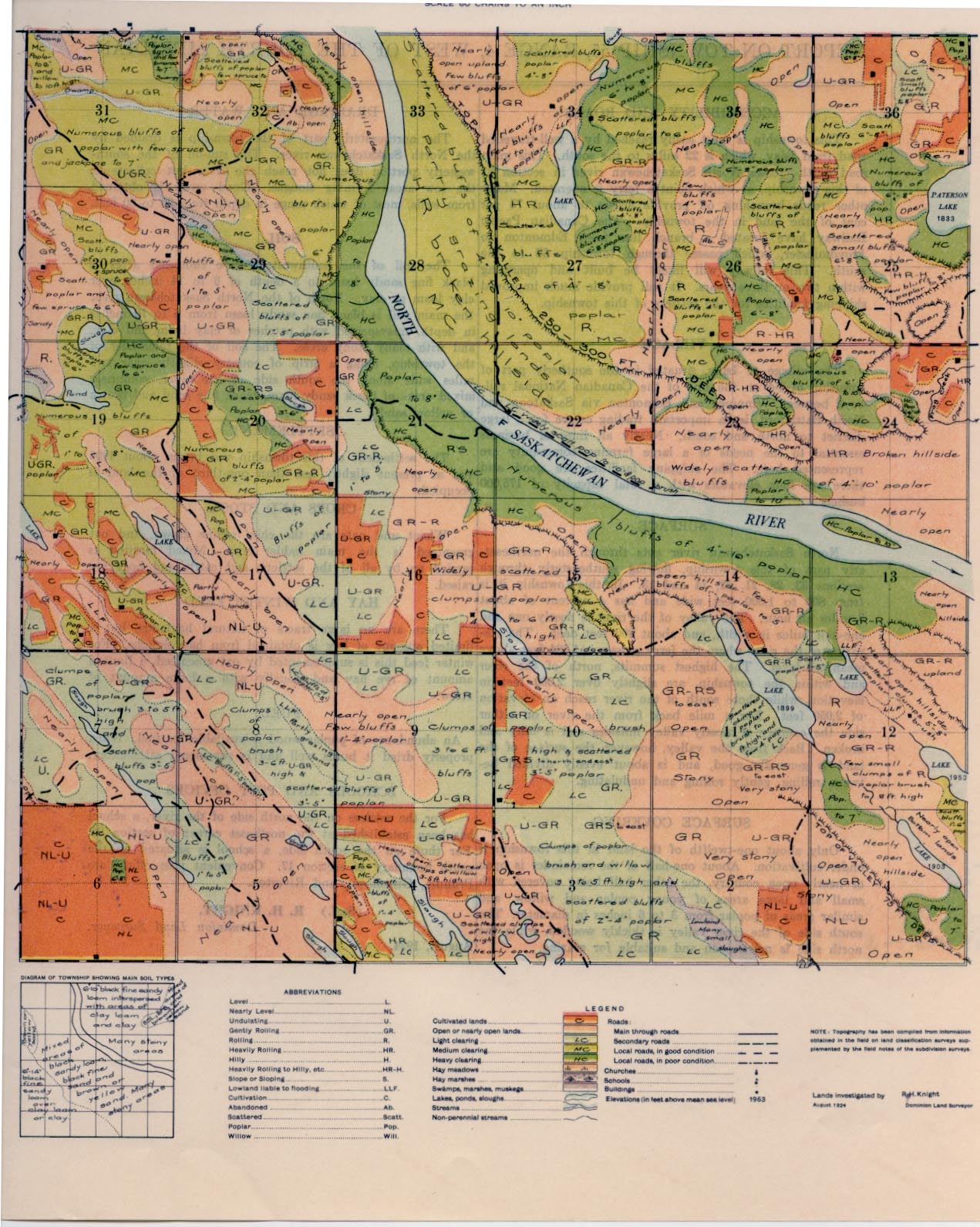 Township 55 Range 4 w 4th 1924