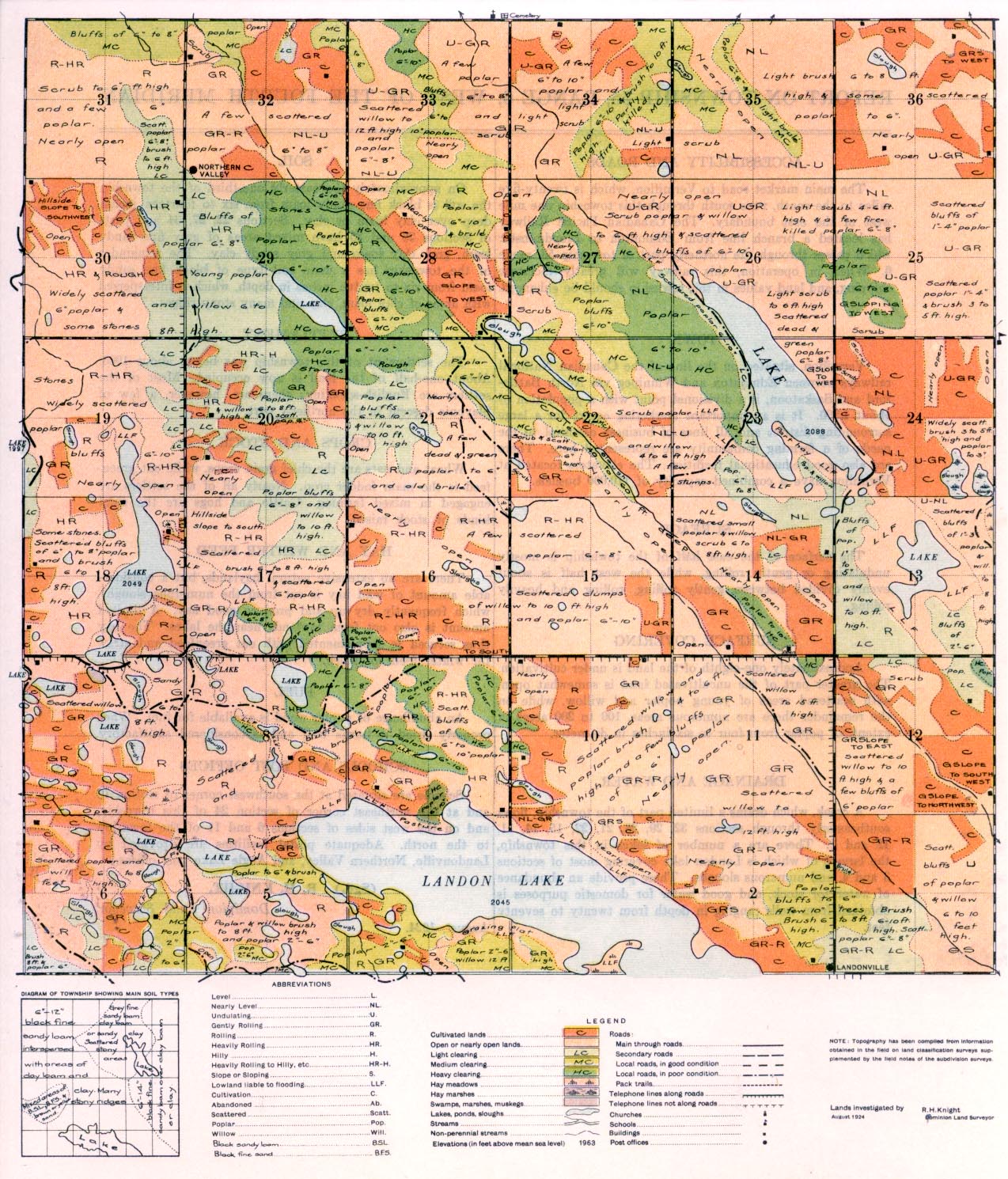 Township 55 Range 6 w 4th 1924