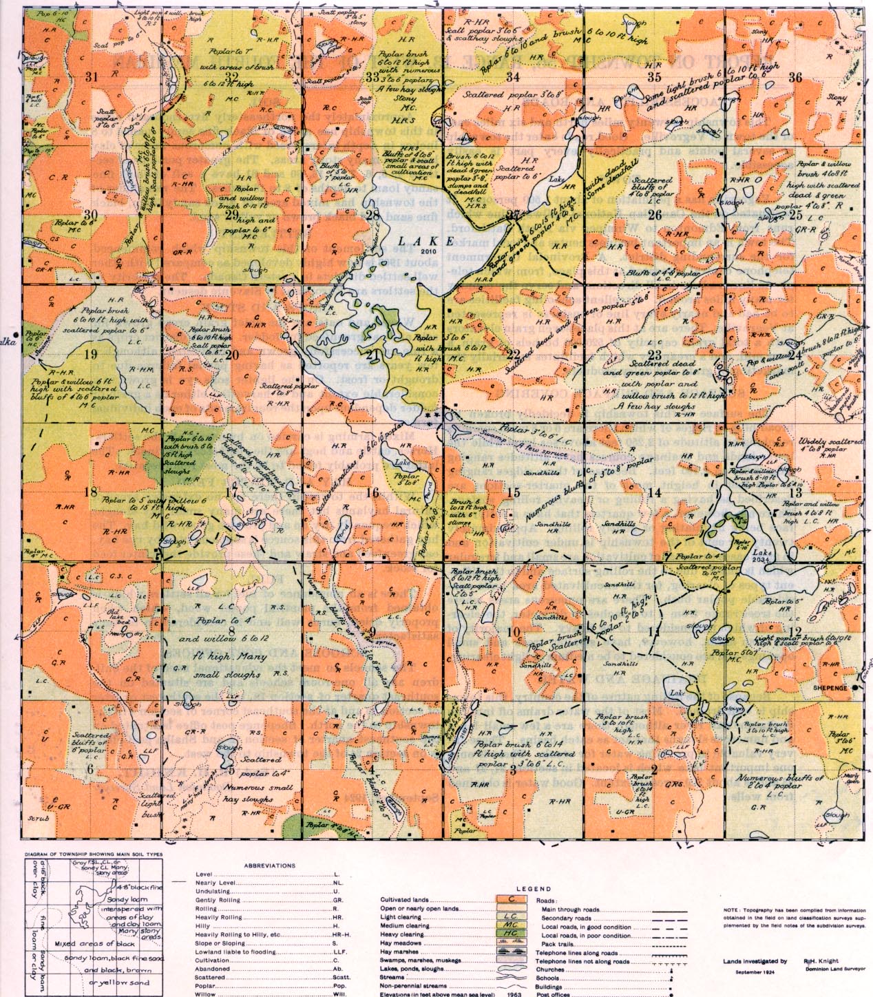 Township 56 Range 13 w 4th 1924